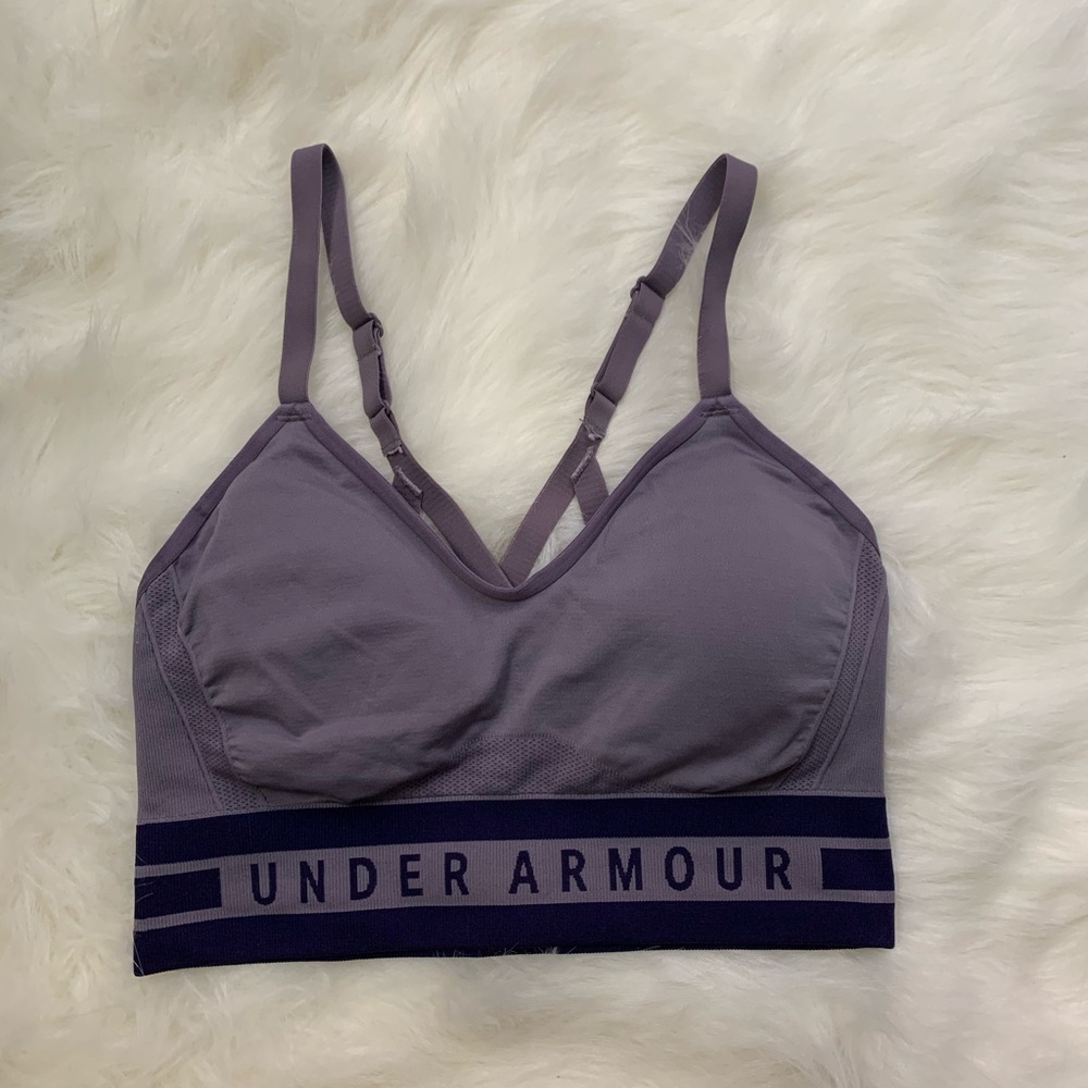 Under Armor Seamless Low Impact Sports Bra - Large